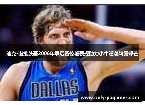 迪克·诺维茨基2006年季后赛惊艳表现助力小牛逆袭崭露锋芒